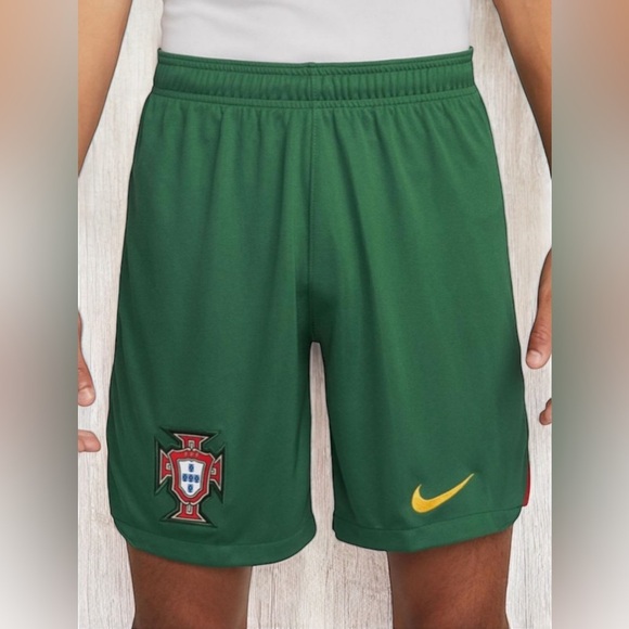 NIKE Soccer Shorts PORTUGAL Dri-Fit 2010 2011 HOME Men’s Rare XXL - Picture 1 of 16